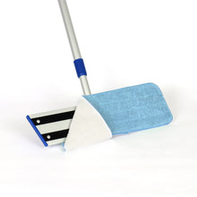 Load image into Gallery viewer, Microfiber Flat Wet Mop Pads BLUE - Pack of 12