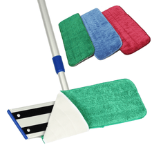 Load image into Gallery viewer, Microfiber Flat Wet Mop Pads BLUE - Pack of 12