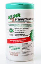 Load image into Gallery viewer, Monk Disinfectant Wipes - 6 Canisters/ Case