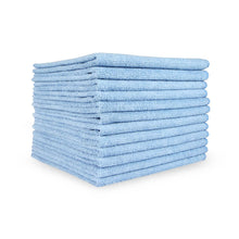 Load image into Gallery viewer, Blue Microfiber Cloths- 16x16 - 12 / Pack