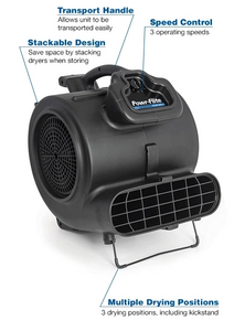Powr-Dryer with Handle and Wheels