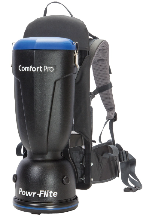 Powr-Flite Comfort Pro Backpack Vacuum with Tools - 6 Quart Capacity