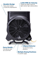 Load image into Gallery viewer, Powr-Flite Hybrid 3-Speed Carpet Dryer
